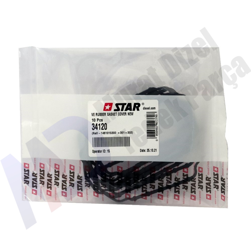 Üst Kapak Lastiği VE Pomp İnce 1461015300-1461015301-1461015302  10LU PAKET