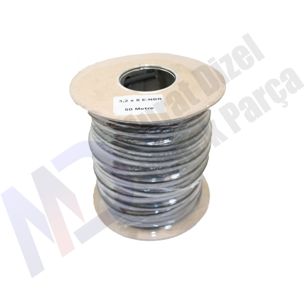 SİYAH HORTUM (BİRİM: METRE) 3,2mm x 8mm